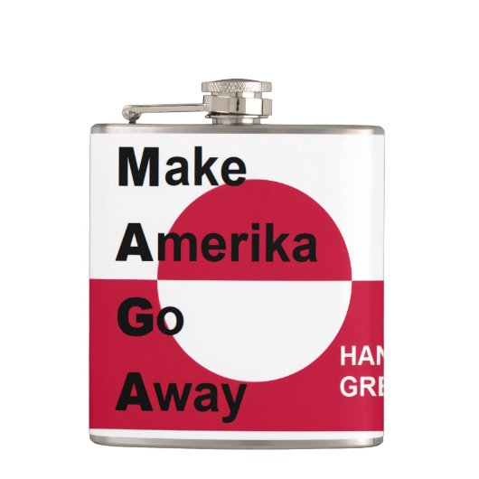 Independant Greenland Flachmann (Vorderseite)