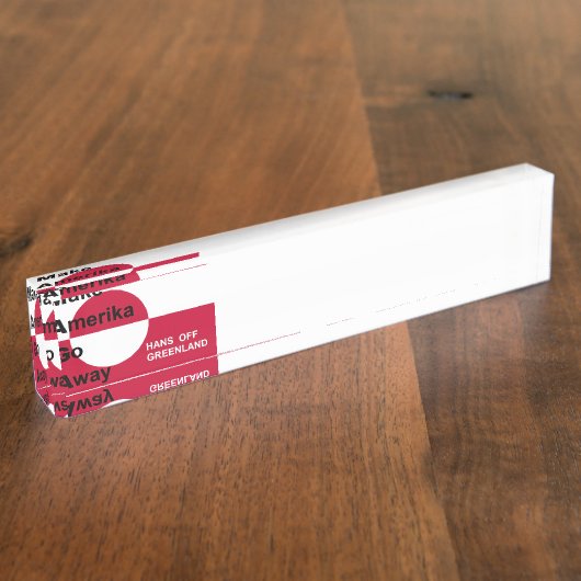 Independant Greenland Namensplakette (Seite)