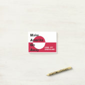 Independant Greenland Post-it Klebezettel (Auf Schreibtisch)