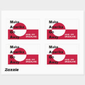 Independant Greenland Rechteckiger Aufkleber (Blatt)