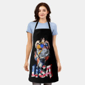 Independence 4th of July American Flag USA Schürze (Getragen)