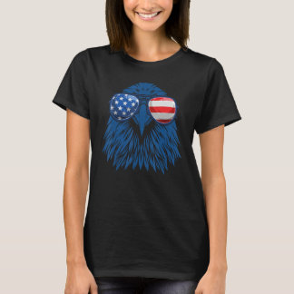 Independence Day American Flag Eagle 4th Of July T-Shirt