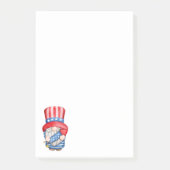 Independence Day Gnome Post-it-Notes Post-it Klebezettel (Vorderseite)