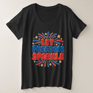 Independence day große größe T-Shirt