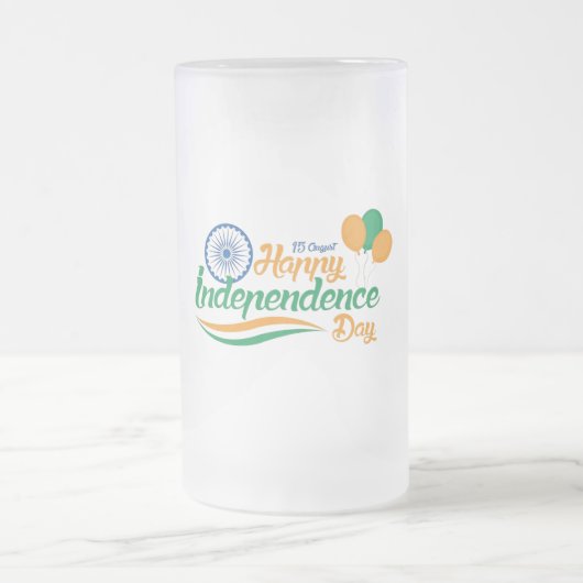 Independence Day Mug Mattglas Bierglas (Mittel)