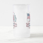 Independence Day - Statue of Liberty Mug Mattglas Bierglas (Mittel)