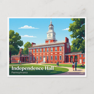 Independence Hall Philadelphia Pennsylvania Postkarte
