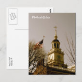Independence Hall Postkarte (Vorne/Hinten)