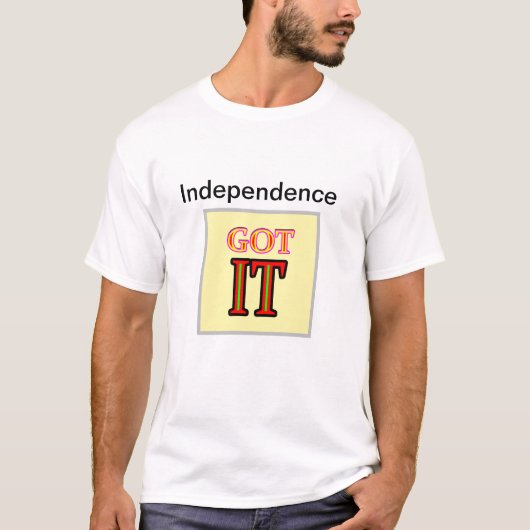 Independence jGibney Zazzle Men's Basic T-Shirt l (Vorderseite)
