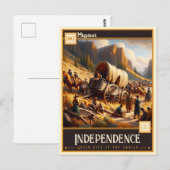 Independence, Missouri | Vintage Postkarte (Vorne/Hinten)