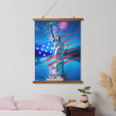 INDEPENDENCE WANDTEPPICH MIT HOLZRAHMEN (Schlafzimmer)