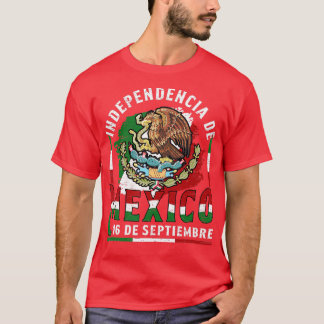Independencia de Mexico 16 de Septiembre für einen T-Shirt