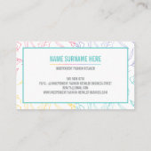 Independent Fashion Retailer Approved Visitenkarte (Rückseite)