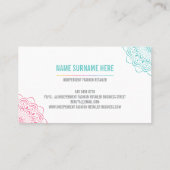 Independent Fashion Retailer Visitenkarte (Rückseite)