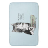 Independent Kitten Bowl Funny Badematte (Vorderseite Vertikal)