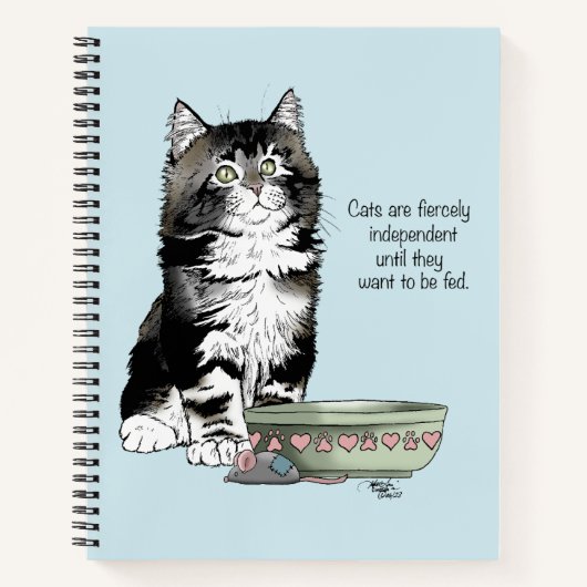 Independent Kitten Bowl Funny Notizblock (Vorderseite)