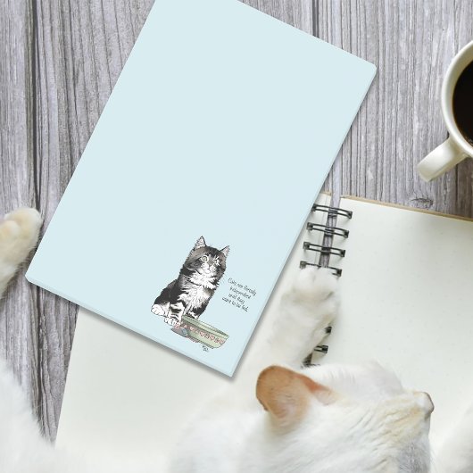 Independent Kitten Bowl Funny Post-it Klebezettel