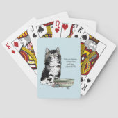 Independent Kitten Bowl Funny Spielkarten (Rückseite)
