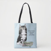 Independent Kitten Bowl Funny Tasche (Vorderseite)