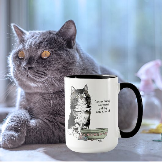Independent Kitten Bowl Funny Tasse