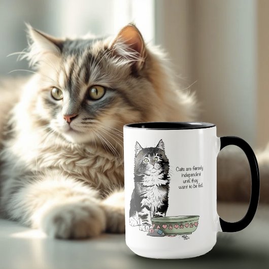 Independent Kitten Bowl Funny Tasse
