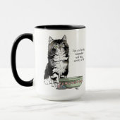 Independent Kitten Bowl Funny Tasse (Links)