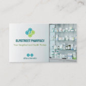 Independent Pharmacy | Modern Minimalist Barcode Visitenkarte (Vorderseite)