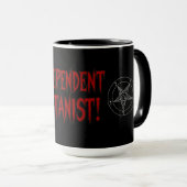 Independent Satanist Tasse (VorderseiteRechts)