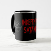 Independent Satanist Tasse (Vorderseite Links)