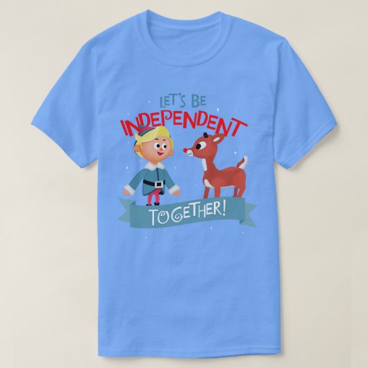 Independent Together Hermey and Rudolph TShirt (Design vorne)