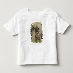 Inder / Asiatischer Elefant und Jungtier, Corbett Kleinkind T-shirt