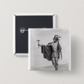 Inder der Nation von Kaskaskia Button (Vorne & Hinten)
