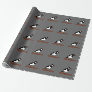 Inder Elsterstar Vogelbeobachter Geschenkpapier