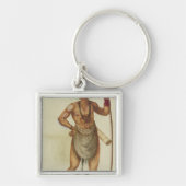 Inder in der Körper-Farbe Schlüsselanhänger (Vorne)