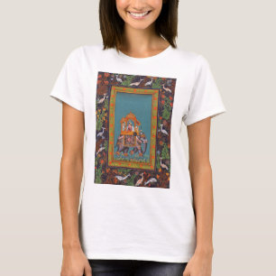 Inder-Indien-Elefant Boho Mughal Paisley Kunst T-Shirt
