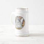 Inder mit Baby Bierglas (Vorderseite Links)