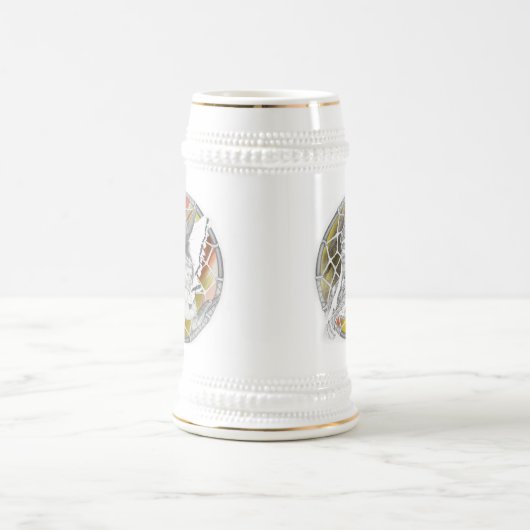 Inder mit Baby Bierglas (Mittel)