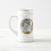 Inder mit Baby Bierglas (Links)