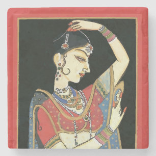 Inder, Mughal Frau, Prinzessin Steinuntersetzer