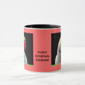 Inder Ringneck Parakeet Tasse (Zentrum)