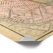 Index Brooklyn-Karte Poster (Ecke)