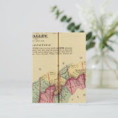 Index-Karte für Atlas des oberen Ohio Postkarte (Stehend Vorderseite)