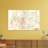 Index-Karte Leinwanddruck (Insitu (Wohnzimmer))