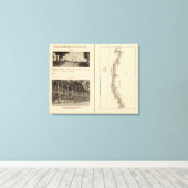 Index-Karte New York City Leinwanddruck (Insitu (Holzboden))