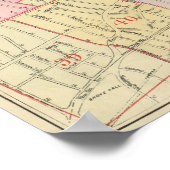 Index Karte von Boston Poster (Ecke)