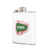 Index Kletterkarabiner Flachmann (Links)