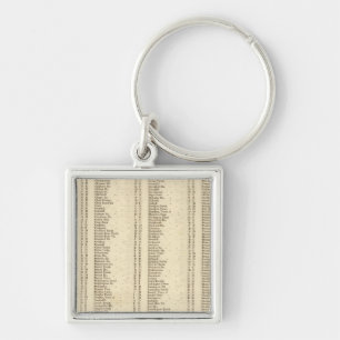 Index Lanarkshire Schlüsselanhänger