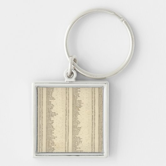 Index Lanarkshire Schlüsselanhänger (Vorne)