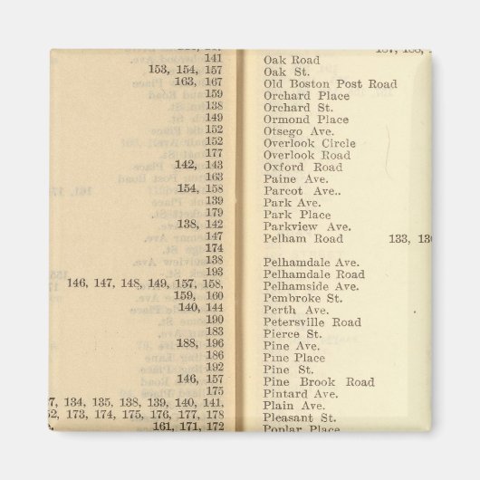 Index New Rochelle Magnet (Vorne)