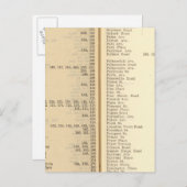 Index New Rochelle Postkarte (Vorne/Hinten)